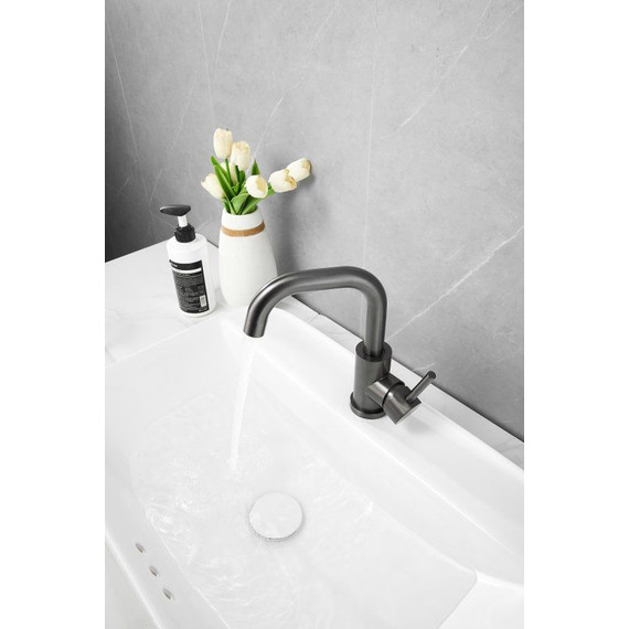 Смеситель для раковины Belz B10810-3, оружейная сталь - фото 20