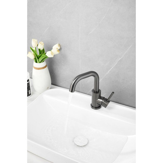 Смеситель для раковины Belz B10810-3, оружейная сталь - фото 21