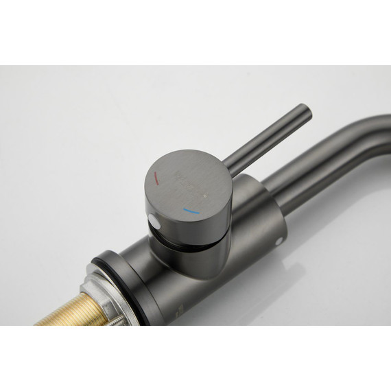 Смеситель для раковины Belz B10810-3, оружейная сталь - фото 23