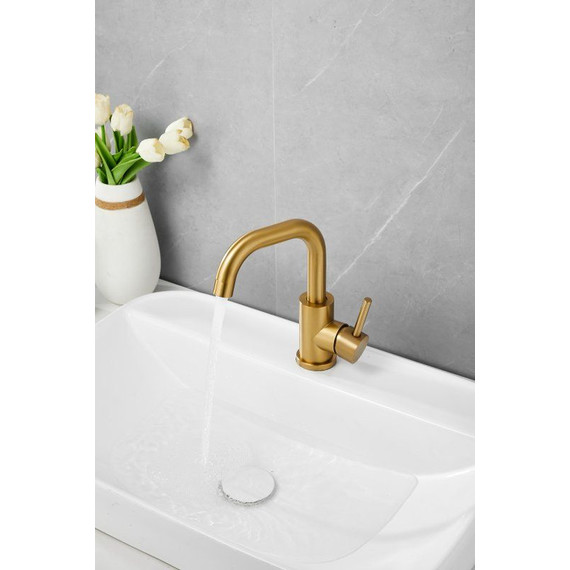 Смеситель для раковины Belz B10810-5, золото - фото 14