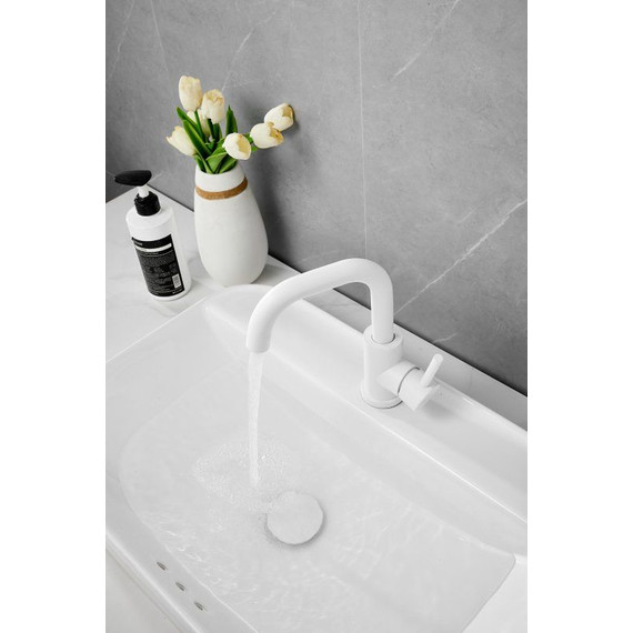 Смеситель для раковины Belz B10810-8, белый матовый - фото 8