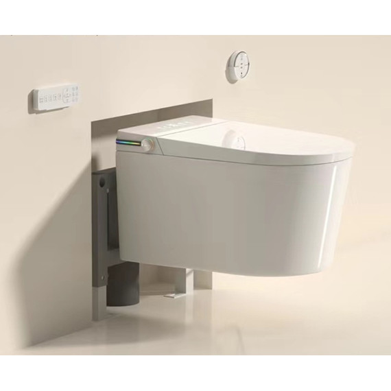 Унитаз-биде подвесной электронный SantiLine SL-5037 (инсталляция в комплекте) - фото, картинка 2 Унитаз-биде подвесной электронный SantiLine SL-5037 (инсталляция в комплекте) - фото 2