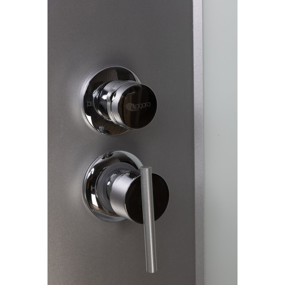 Душевая кабина Niagara Classic 80х80х215 см NG-2307-14G, высокий поддон (40см), стекло матовое, профиль серебро (безсиликоновая сборка) - фото 15