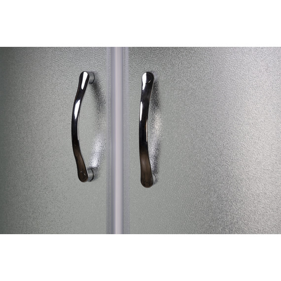 Душевая кабина Niagara Classic 80х80х215 см NG-2307-14F, высокий поддон (40см), стекло матовое, профиль серебро (безсиликоновая сборка) - фото 6