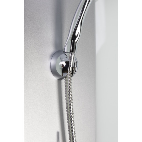 Душевая кабина Niagara Eco E90/26/MT 90x90х215 см, хром матовый, стекло матовое (безсиликоновая сборка) - фото 7