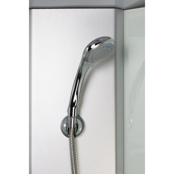 Душевая кабина Niagara Eco E90/26/MT 90x90х215 см, хром матовый, стекло матовое (безсиликоновая сборка) - фото 6