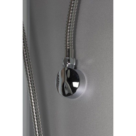 Душевая кабина Niagara Eco E90/26/MT 90x90х215 см, хром матовый, стекло матовое (безсиликоновая сборка) - фото 9