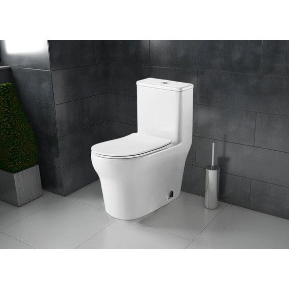 Унитаз-моноблок Azario Sinto AZ-1098 с крышкой микролифт - фото, картинка 2 Унитаз-моноблок Azario Sinto AZ-1098 с крышкой микролифт - фото 2