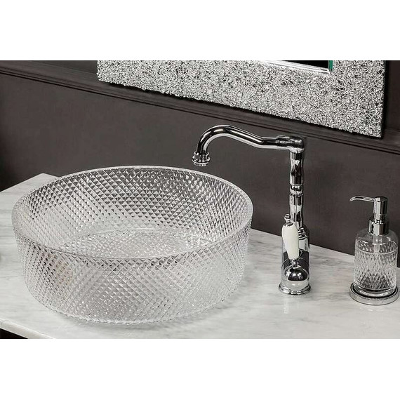 Раковина-чаша Armadi Art Monaco|NeoArt 39 см 817-S, серебро - фото 4