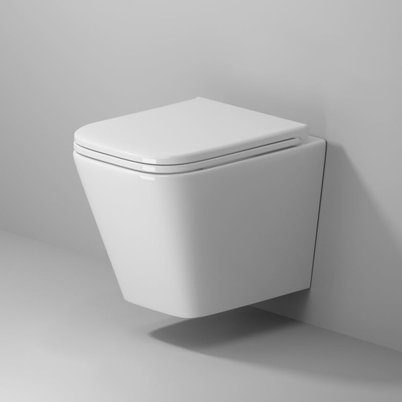 Унитаз подвесной безободковый Niagara Atrio NG-9303 с тонкой крышкой микролифт - фото 2