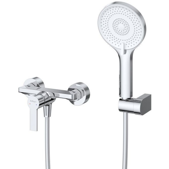 Набор смесителей BelBagno: Смеситель для душа AURORA-ESDM-CRM + смеситель для раковины AURORA-LVM-CRM-W0 (Новинка 2025) - фото 3