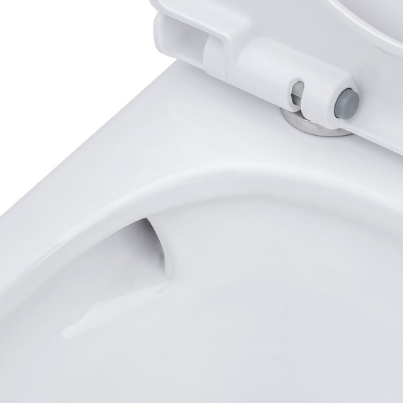 Унитаз-компакт безободковый Sole Boho Turbo с тонкой крышкой микролифт (система смыва Торнадо) - фото 11