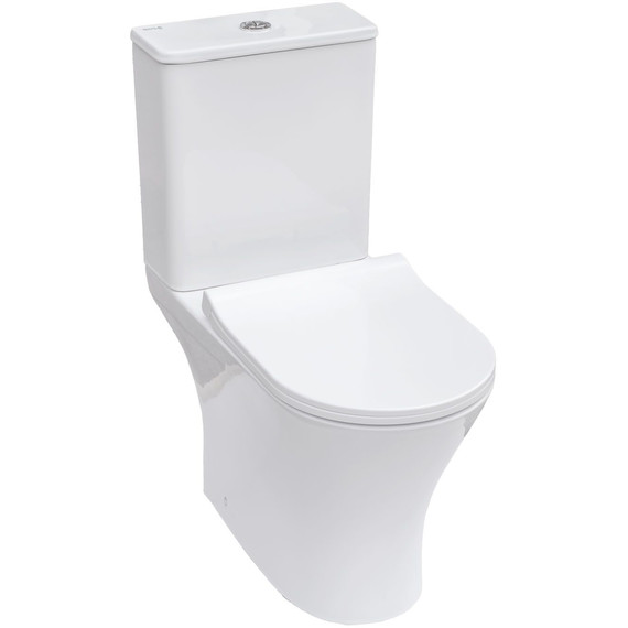 Унитаз-компакт безободковый Sole Boho Turbo с тонкой крышкой микролифт (система смыва Торнадо) - фото 3