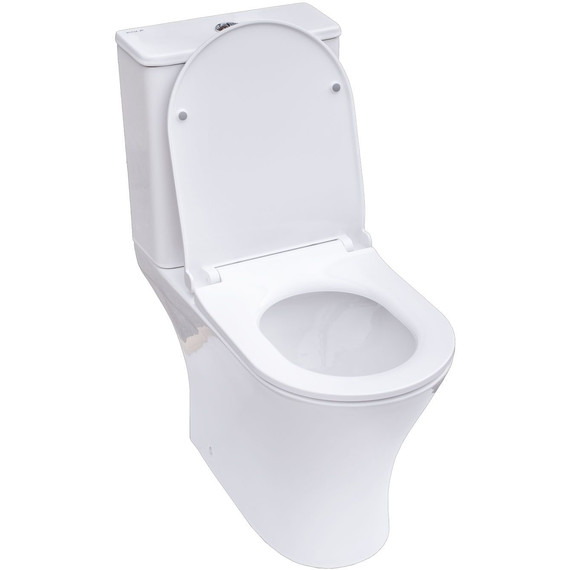 Унитаз-компакт безободковый Sole Boho Turbo с тонкой крышкой микролифт (система смыва Торнадо) - фото 4