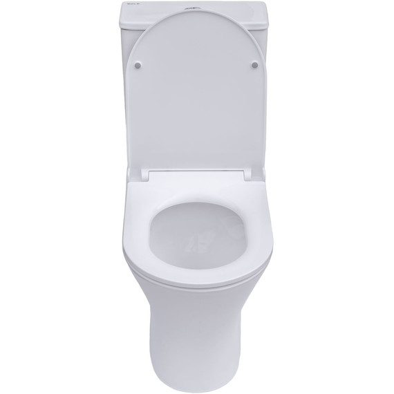 Унитаз-компакт безободковый Sole Boho Turbo с тонкой крышкой микролифт (система смыва Торнадо) - фото 7