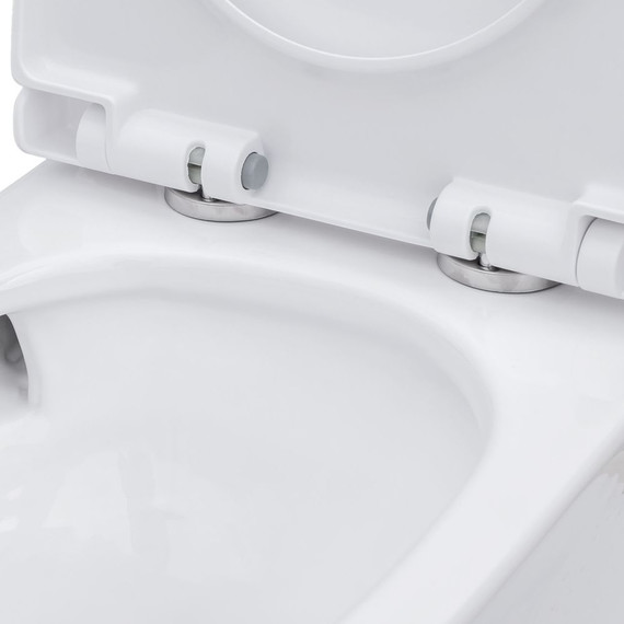 Унитаз-компакт безободковый Sole Boho Turbo с тонкой крышкой микролифт (система смыва Торнадо) - фото 10