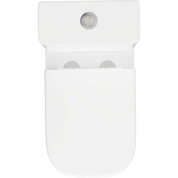 Унитаз-компакт безободковый Aquatek Optima Square AQ4411-00 с тонкой крышкой микролифт - фото 3