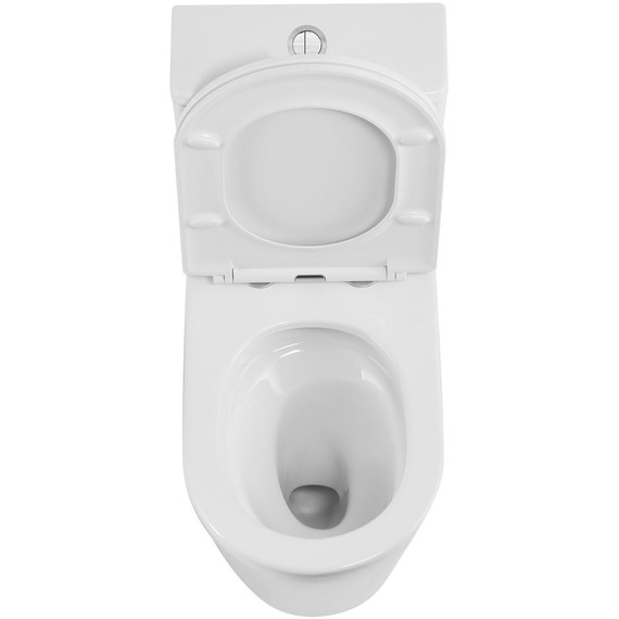 Унитаз-моноблок безободковый Azario Nimbus AZ-6080-AP с тонкой крышкой микролифт (система смыва Торнадо) - фото 8