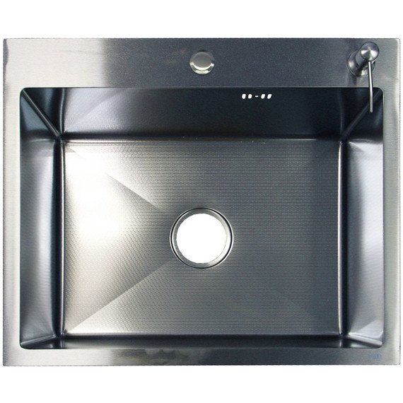 Кухонная мойка Azario Nicole AZS5050H (сифон, дозатор и коландер в комплекте) серебро соты - фото, картинка 3 Кухонная мойка Azario Nicole AZS5050H (сифон, дозатор и коландер в комплекте) серебро соты - фото 3