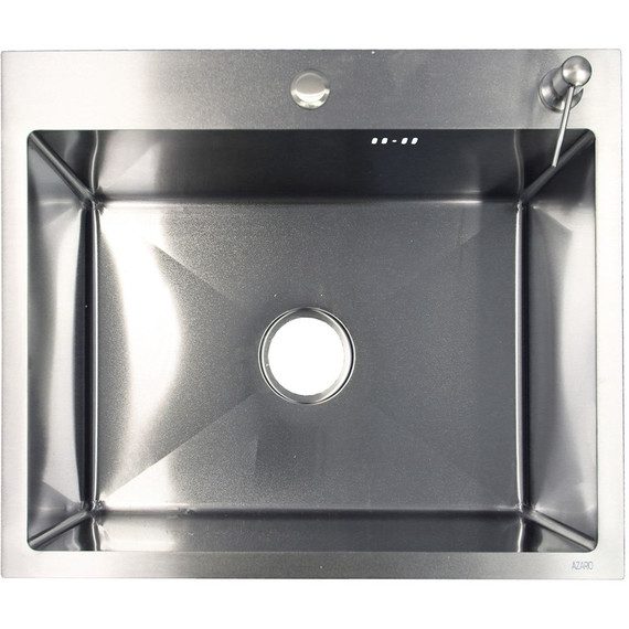 Кухонная мойка Azario Nicole AZS6050N (сифон, дозатор и коландер в комплекте) серебро - фото, картинка 2 Кухонная мойка Azario Nicole AZS6050N (сифон, дозатор и коландер в комплекте) серебро - фото 2