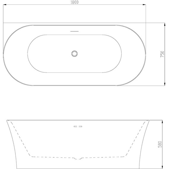 Ванна акриловая Azario Engels 180х75 см ENG18075 - фото, картинка 7 Ванна акриловая Azario Engels 180х75 см ENG18075 - фото 7
