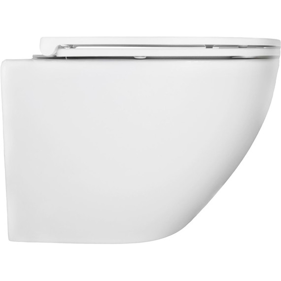 Унитаз подвесной безободковый Azario Pro PRO-0001 UQ3 с тонкой крышкой микролифт (система смыва Торнадо) - фото 12