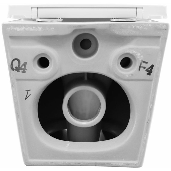 Унитаз подвесной безободковый Azario Pro PRO-0001 UQ3 с тонкой крышкой микролифт (система смыва Торнадо) - фото 13