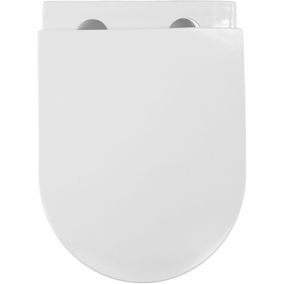 Унитаз подвесной безободковый Azario Pro PRO-0001 UQ3 с тонкой крышкой микролифт (система смыва Торнадо) - фото 4