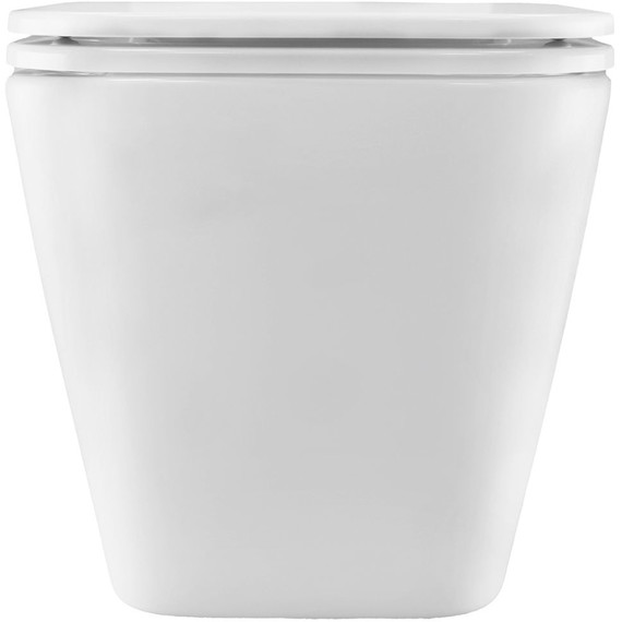 Унитаз подвесной безободковый Azario Pro PRO-002 UQ3 с тонкой крышкой микролифт (система смыва Торнадо) - фото 4