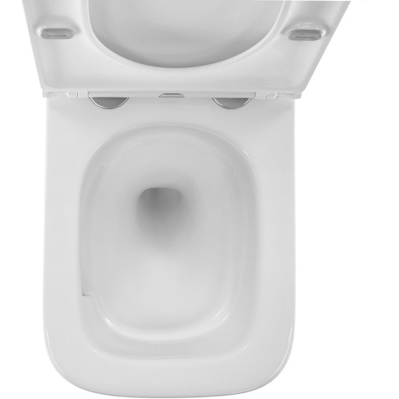 Унитаз подвесной безободковый Azario Pro PRO-002 UQ3 с тонкой крышкой микролифт (система смыва Торнадо) - фото 12