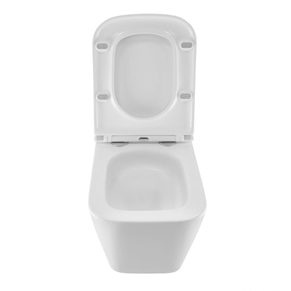 Унитаз подвесной безободковый Azario Pro PRO-002 UQ3 с тонкой крышкой микролифт (система смыва Торнадо) - фото 6