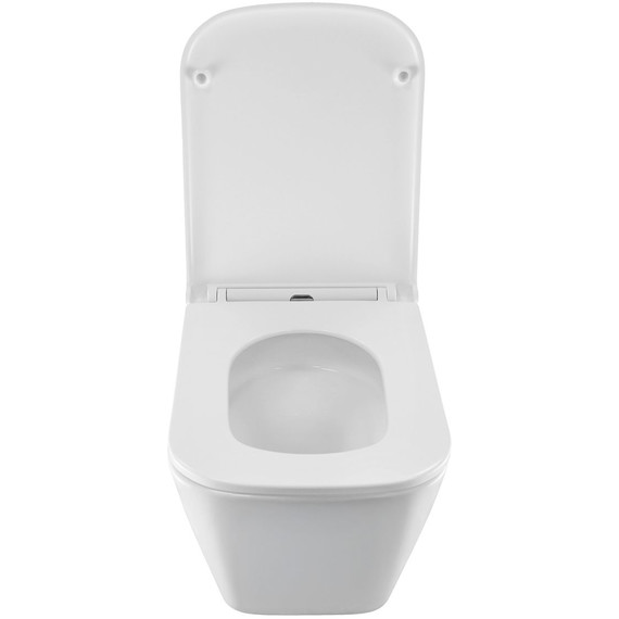 Унитаз подвесной безободковый Azario Pro PRO-002 UQ3 с тонкой крышкой микролифт (система смыва Торнадо) - фото 7