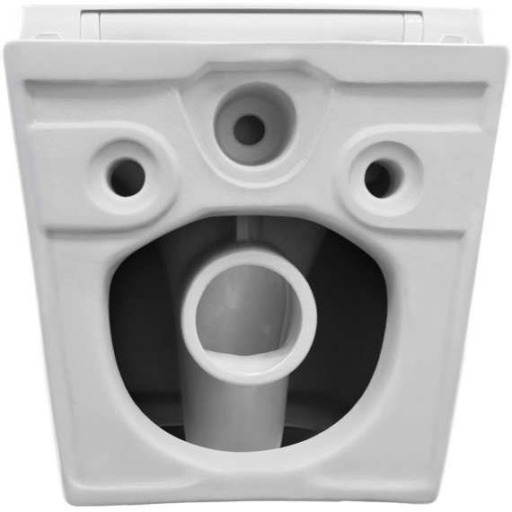 Унитаз подвесной безободковый Azario Pro PRO-002 UQ3 с тонкой крышкой микролифт (система смыва Торнадо) - фото 9