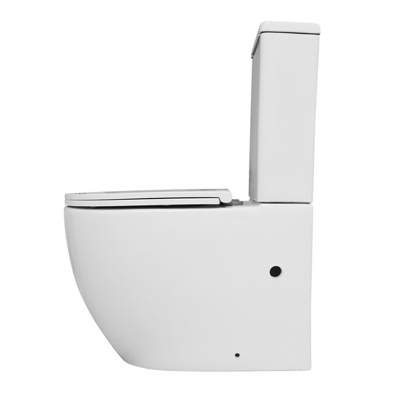 Унитаз-компакт безободковый Azario Blanco AZ-T003B-R с тонкой крышкой микролифт - фото 10