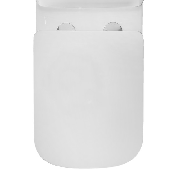 Унитаз-компакт безободковый Azario Kashmir AZ-9143S с тонкой крышкой микролифт - фото 11