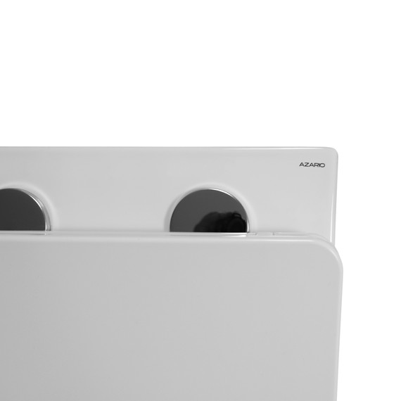 Унитаз подвесной Azario Indor AZ-9004WT с тонкой крышкой микролифт (Система смыва Торнадо) - фото 13