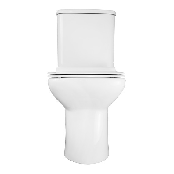 Унитаз-компакт безободковый Azario Glory AZ-49 с тонкой крышкой микролифт - фото 11