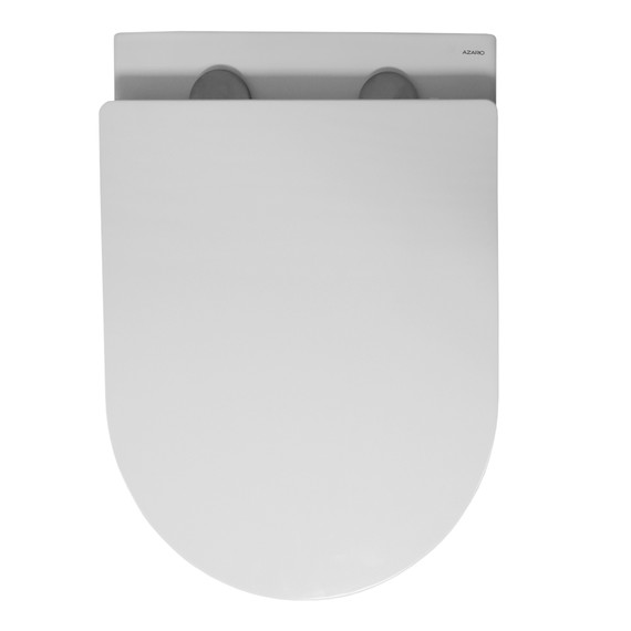 Унитаз подвесной Azario Blanco AZ-9003WT с тонкой крышкой микролифт (Система смыва Торнадо) - фото 11