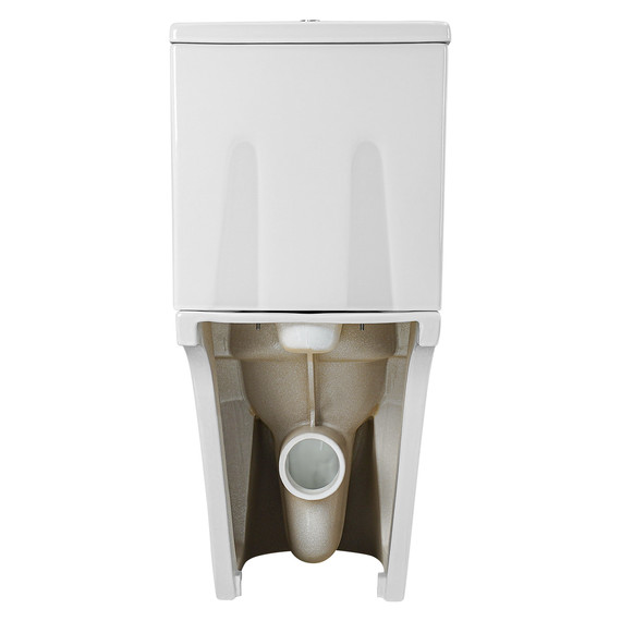 Унитаз-компакт безободковый Azario Vise AZ-1343BT с тонкой крышкой микролифт - фото 10