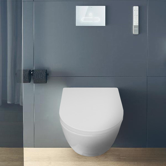 Унитаз подвесной Azario Blanco AZ-9003WT с тонкой крышкой микролифт (Система смыва Торнадо) - фото 16