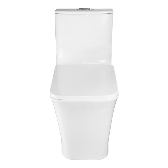 Унитаз-моноблок безободковый Azario Stoun AZ-1109 с тонкой крышкой микролифт - фото 6