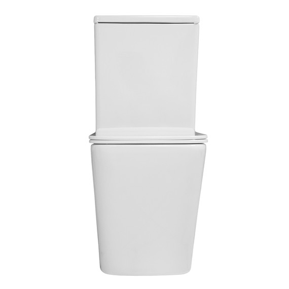 Унитаз-компакт безободковый Azario Indor AZ-T004B-R с тонкой крышкой микролифт - фото 9