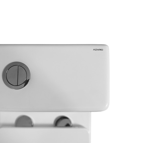 Унитаз-компакт безободковый Azario Indor AZ-T004B-R с тонкой крышкой микролифт - фото 8