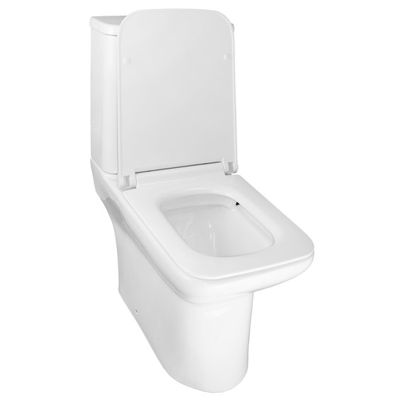 Унитаз-компакт безободковый Azario Glory AZ-49 с тонкой крышкой микролифт - фото 3