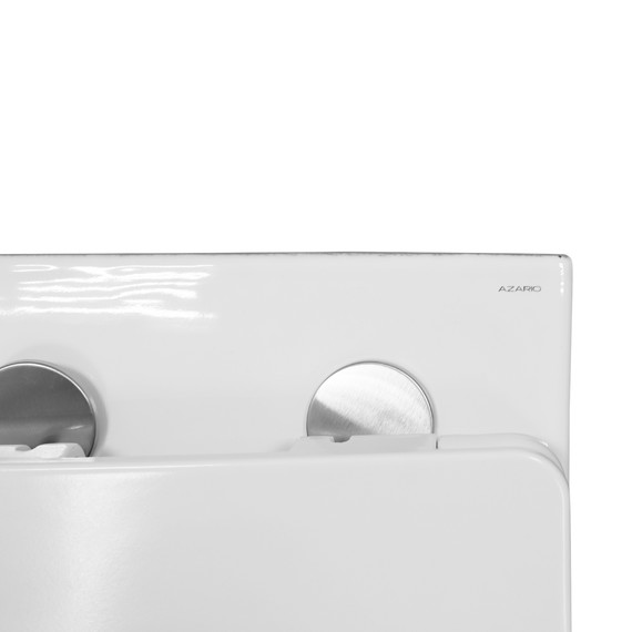 Унитаз подвесной безободковый Azario Nove AZ-9321B с тонкой крышкой микролифт - фото 10