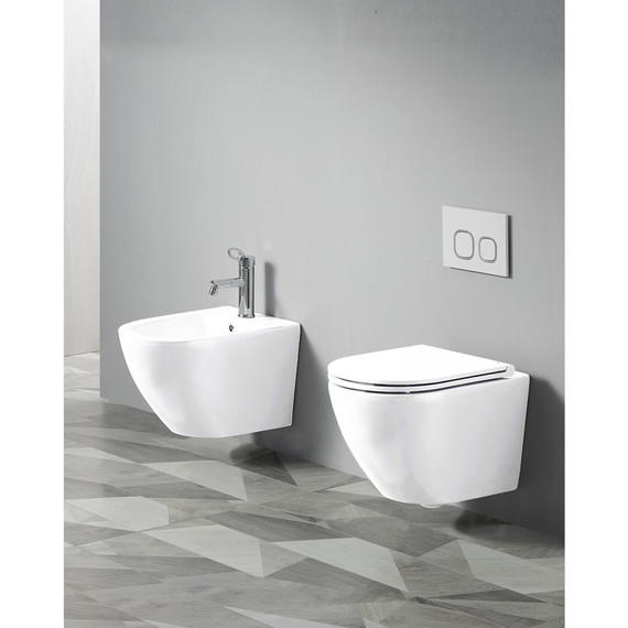 Биде подвесное Azario Grado AZ-0046F - фото, картинка 5 Биде подвесное Azario Grado AZ-0046F - фото 5