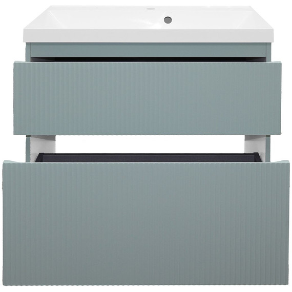 Тумба напольная с раковиной Azario Viola 80/2H 80 см CS00097139, фисташковый - фото 3