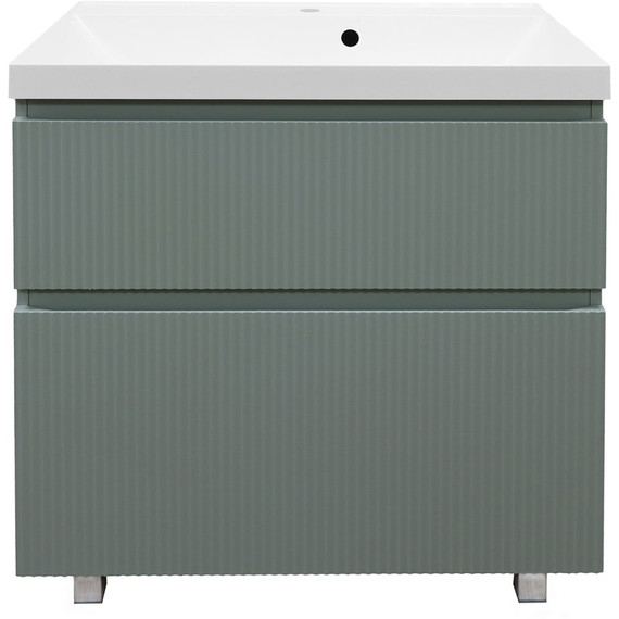 Тумба напольная с раковиной Azario Viola 80/2H 80 см CS00097139, фисташковый - фото 6