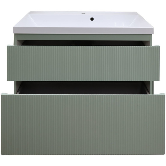 Тумба напольная с раковиной Azario Viola 100/2H 100 см CS00097145, фисташковый - фото 3