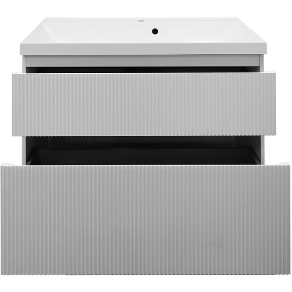 Тумба напольная с раковиной Azario Viola 100/2H 100 см CS00097146, белый матовый - фото 3